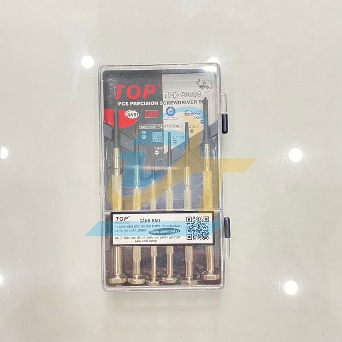 Bộ tua vít sửa đồng hồ, laptop 6 cây TOP TPD-30006 TPD-30006 TOP | Giá rẻ nhất - Công Ty TNHH Thương Mại Dịch Vụ Đạt Tâm