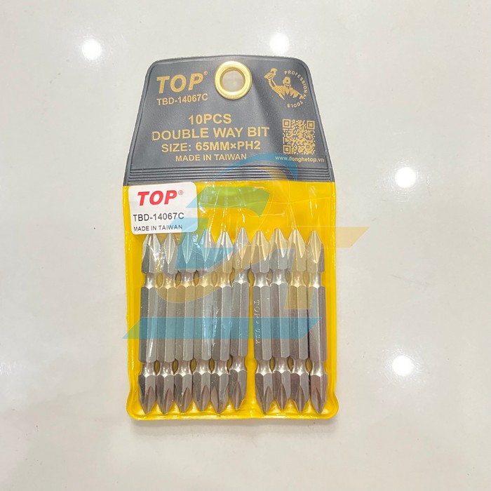 Mũi vít 2 đầu trắng ngắn PH2x65mm TOP TBD-14067C TBD-14067C TOP | Giá rẻ nhất - Công Ty TNHH Thương Mại Dịch Vụ Đạt Tâm