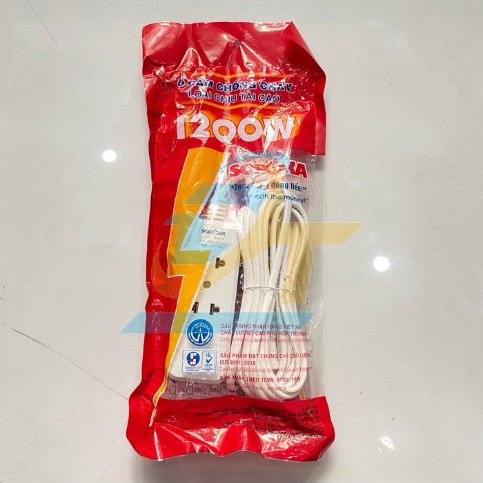 Ổ cắm chống cháy chịu tải 1200W dây 4.5m SOPOKA 3B5