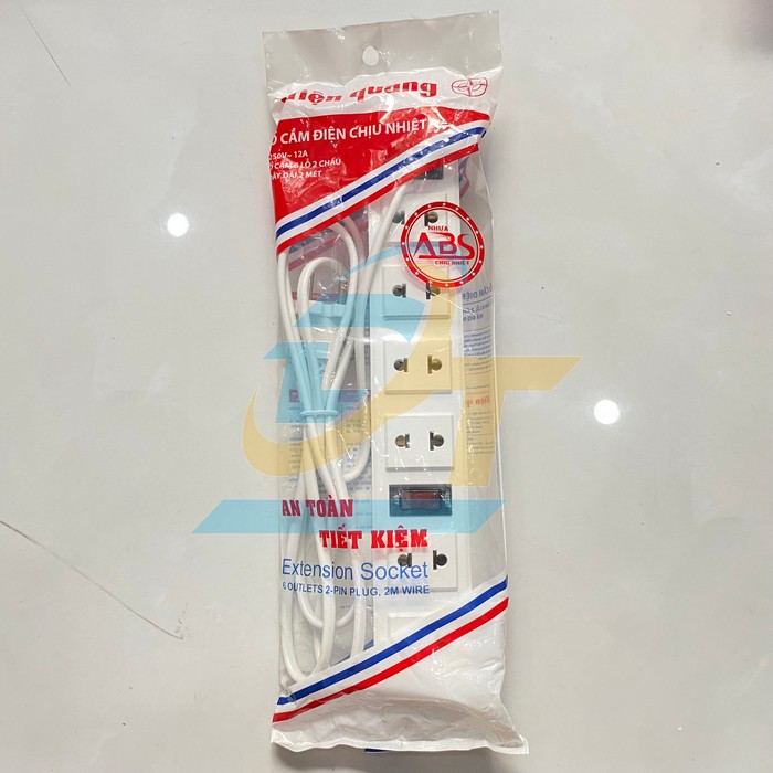 Ổ cắm điện 6 lỗ dây 2 mét Điện Quang ĐQ001A-01-2M