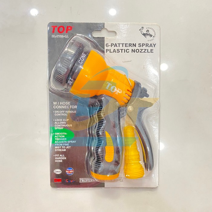 Vòi xịt tưới cây, rửa xe 6 tia phun TOP FA-7703-1A