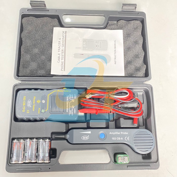 Bộ dò tín hiệu cáp và kiểm tra điện thoại SEW 183 CB