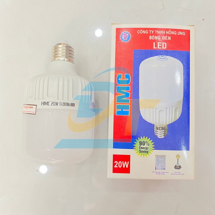 Bóng đèn Led bulb trụ 20W E27 6500K HMC