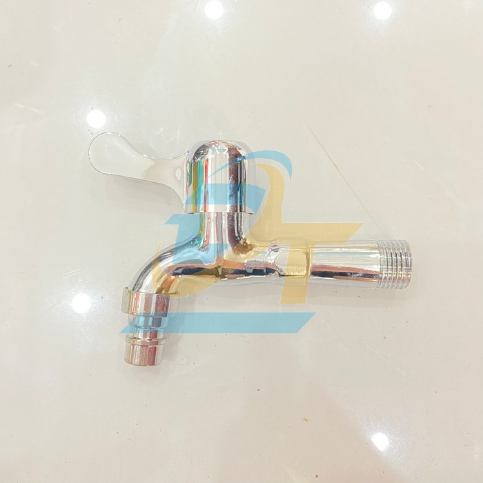 Vòi hồ tay gạt mạ inox phi 21