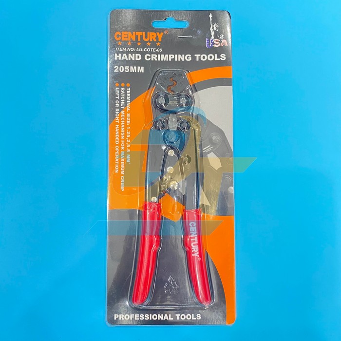 Kìm bấm cos cộng lực số 6 (1.25-5.5mm2) 205mm Century LU-COTE-06