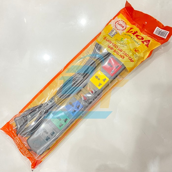 Ổ cắm điện 6 lỗ dây 5m Lioa 6D52N