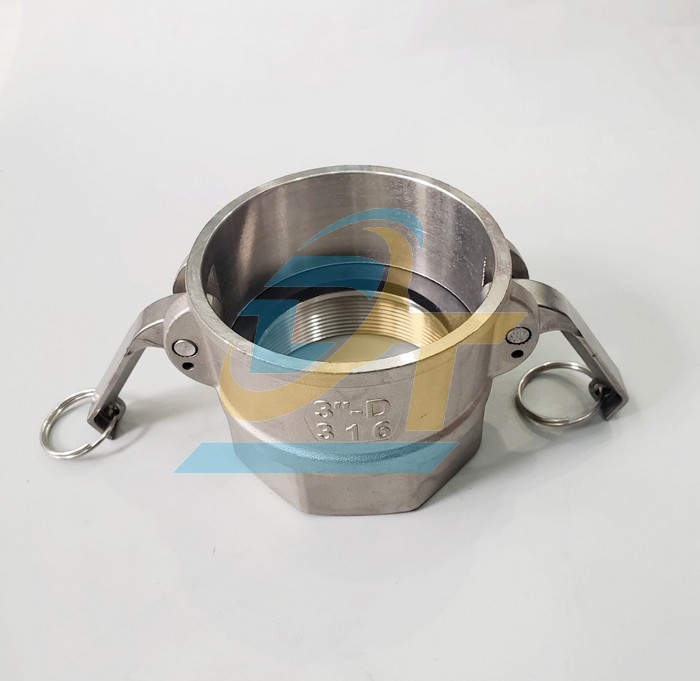 Khớp nối nhanh Camlock inox 304 kiểu D 3"