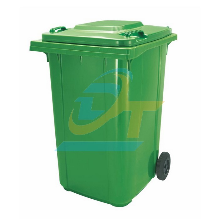Thùng rác nhựa 360 lít có bánh xe 830x700x1100mm