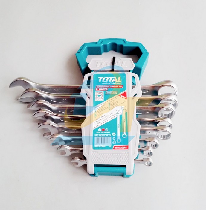 Bộ cờ lê vòng miệng 8 chi tiết 6-19mm Total THT102286-I