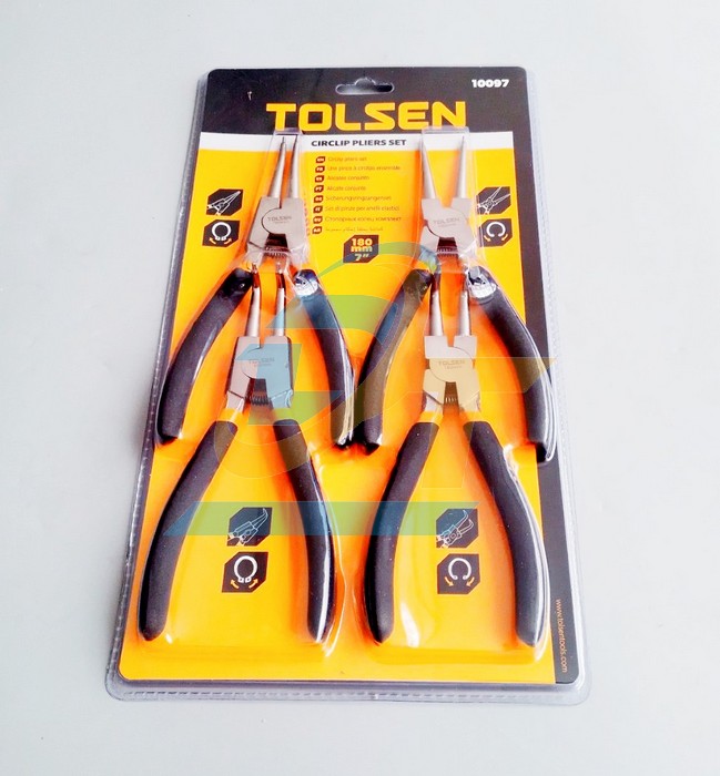 Bộ kìm phe 4 cây 7"/180mm Tolsen 10097 10097 Tolsen | Giá rẻ nhất - Công Ty TNHH Thương Mại Dịch Vụ Đạt Tâm