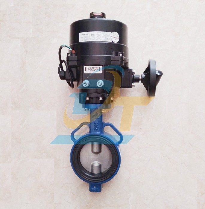 Van bướm động cơ điện AC220V DN100 ShinYi EOM2-0100