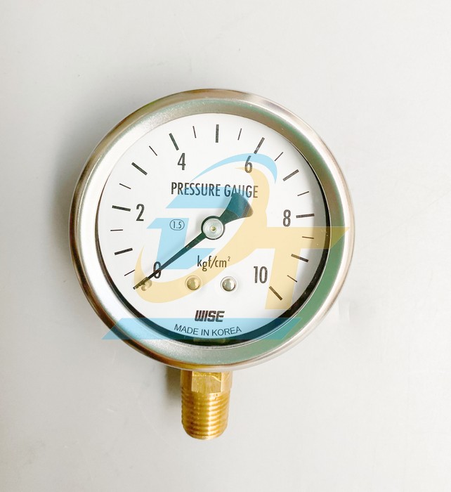 Đồng hồ đo áp suất 63mm 0-10kgf/cm2 Wise P254