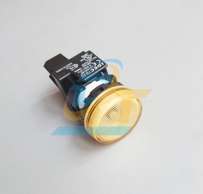 Đèn báo 220V phi 22 màu vàng Idec YW1P-1EQM3Y