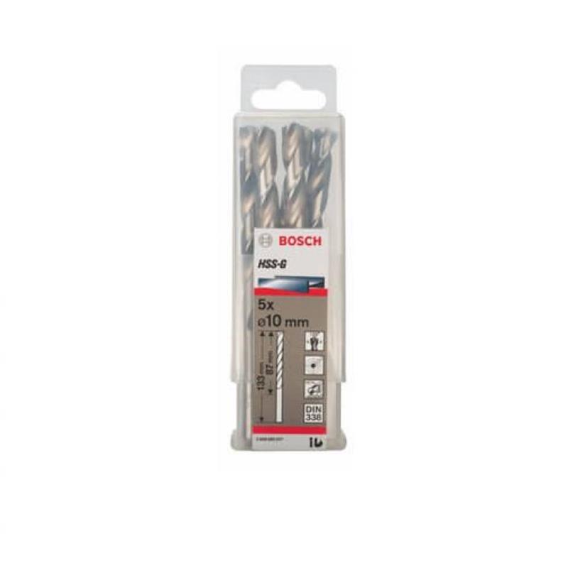 Mũi khoan sắt 10mm HSS-G Bosch 2608680273