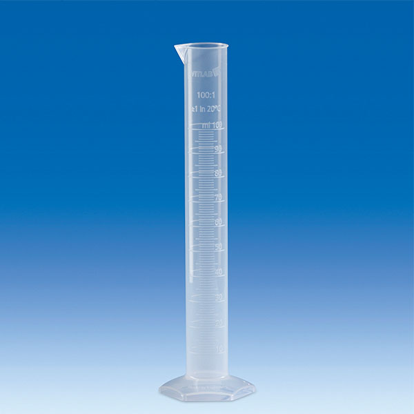 Ống đong nhựa PP vạch nổi 1000ml Vitlab 652941