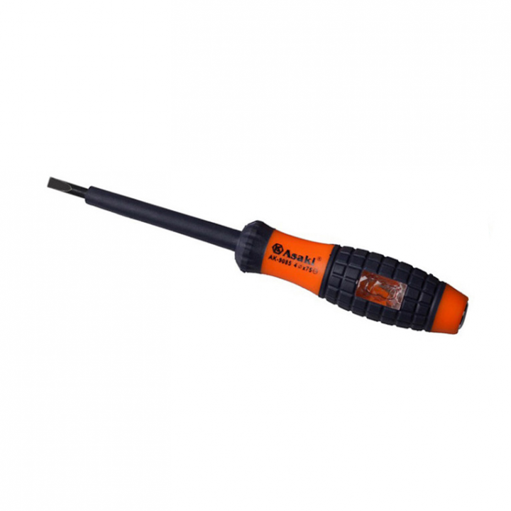 Tua vít dẹp cách điện 6x125mm Asaki AK-9089