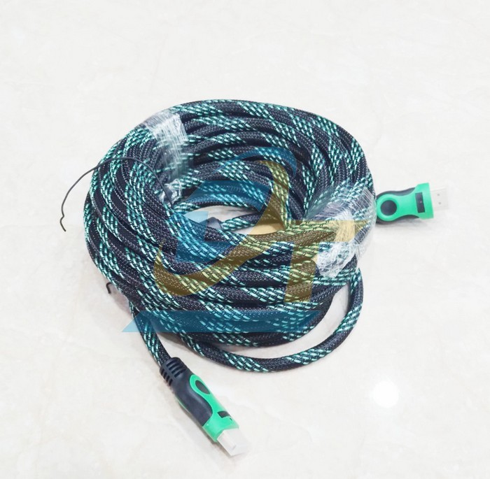 Cáp HDMI dây dù tròn chống nhiễu 10m