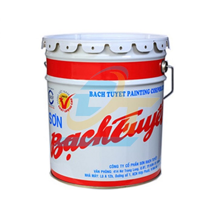 Sơn Alkyd (bóng) Bạch Tuyết 16kg - Màu đen 200