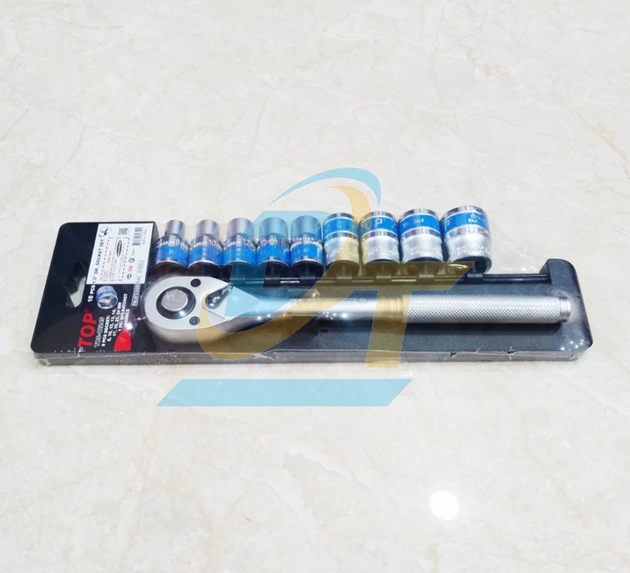 Bộ tuýp 10 chi tiết 1/2" cần tự động vuông nhanh Top TBS-12245