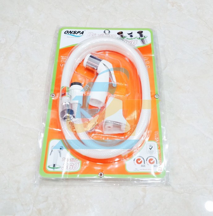 Bộ xịt vệ sinh nhựa xoay 360 độ 1.2m Onspa 114