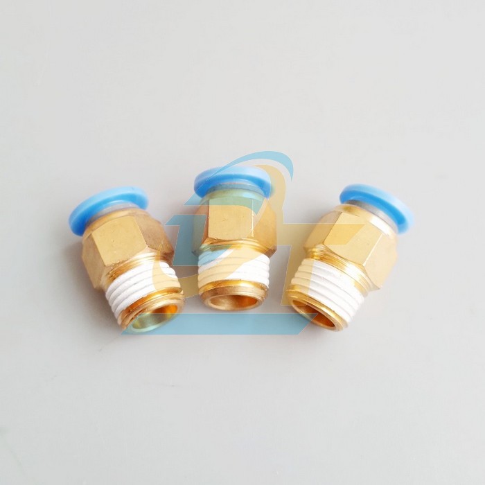 Đầu nối hơi thẳng ren ngoài 9.6 ống 8 Easun EPC8-01