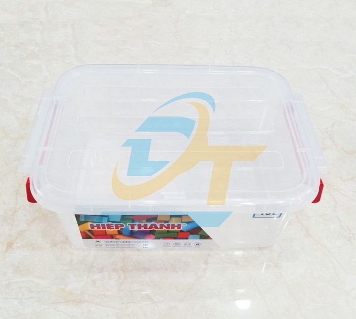 Thùng nhựa trong 10 lít 380x270x145mm