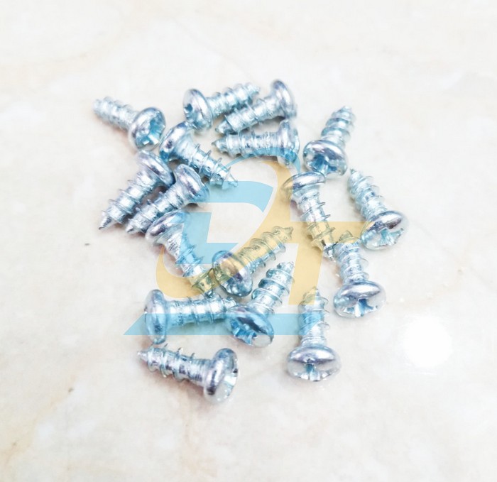 Vít gỗ đầu tròn mạ kẽm M4x10