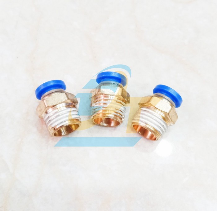 Đầu nối hơi thẳng ren ngoài 9.6 ống 4 China PC4-01
