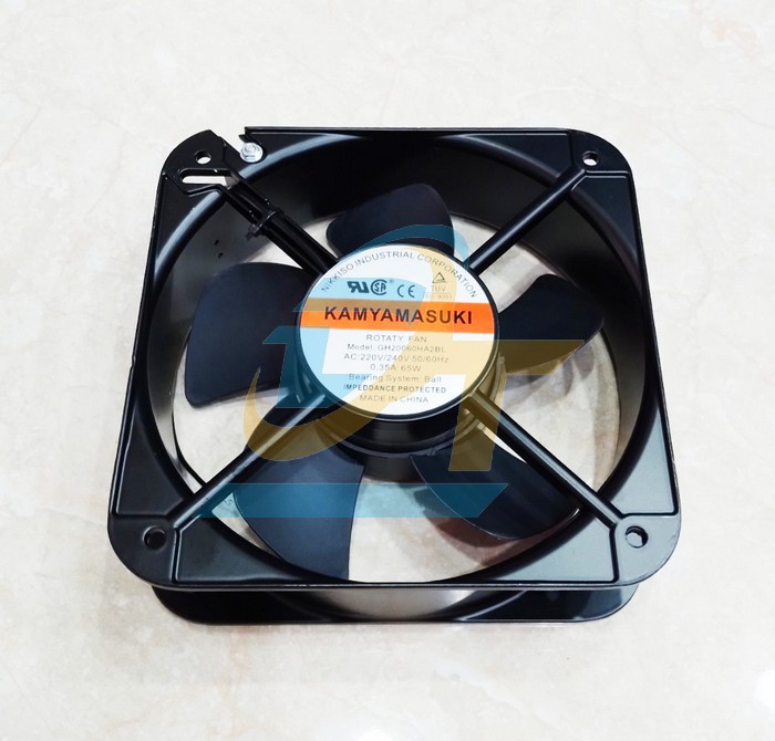 Quạt hút 200x200x60mm 220V Kamyamasuki GH20060HA2BL