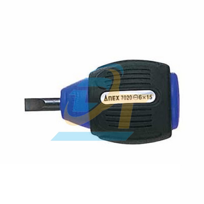Tô vít ngắn 2 cạnh có từ tính No.7020F-6×15 Anex