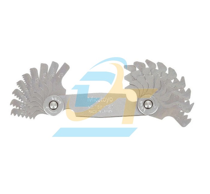 Bộ dưỡng đo ren 18 lá 0.4-7mm Mitutoyo 188-121