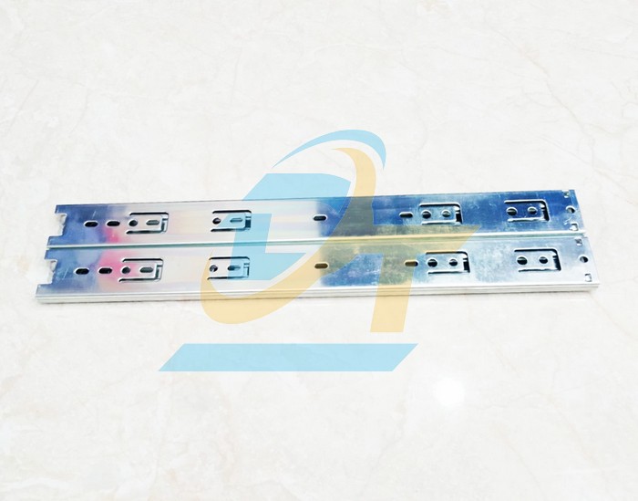 Thanh ray trượt 3  tầng Ivan 02421.400 ZNP kẽm xanh