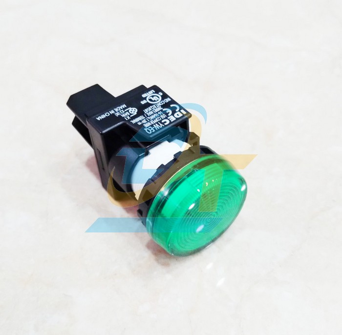 Đèn báo 24VDC phi 22 màu xanh lá Idec YW1P-1EQ4G