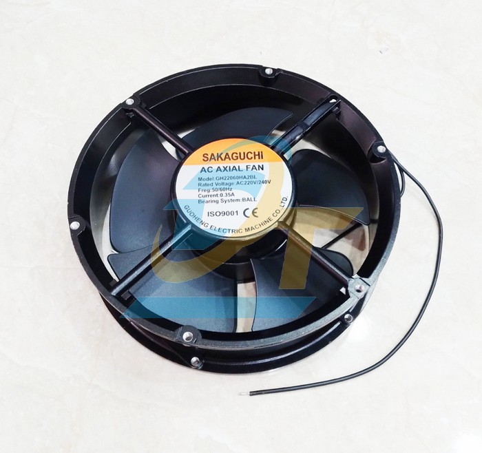 Quạt hút 220x60mm 0.35A 220V Sakaguchi GH22060HA2BL