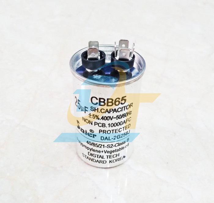 Tụ nhôm 400V Saier CBB65 25uF