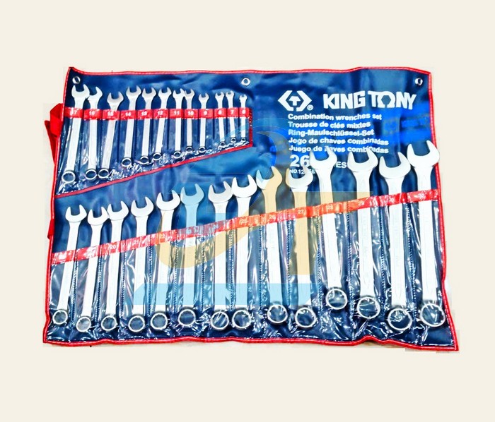 Bộ cờ lê vòng miệng 26 chi tiết 6-32mm Kingtony 1226MR