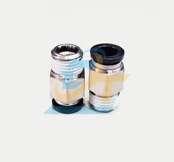 Đầu nối hơi thẳng ren ngoài 13 ống 8 Airtac PC802D