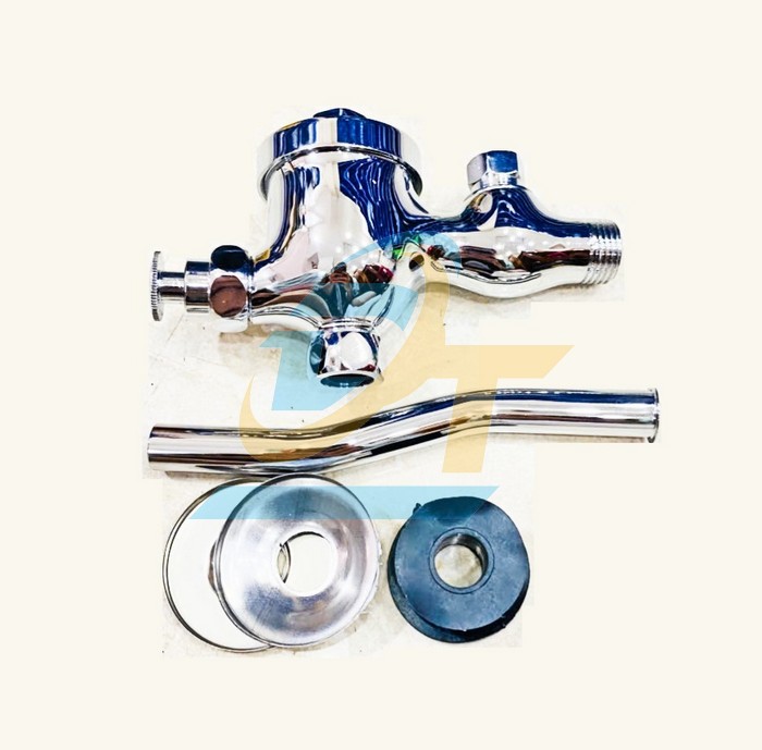 Bộ van xả bồn tiểu nam đồng mạ chrome Eurolife EL-XT 130