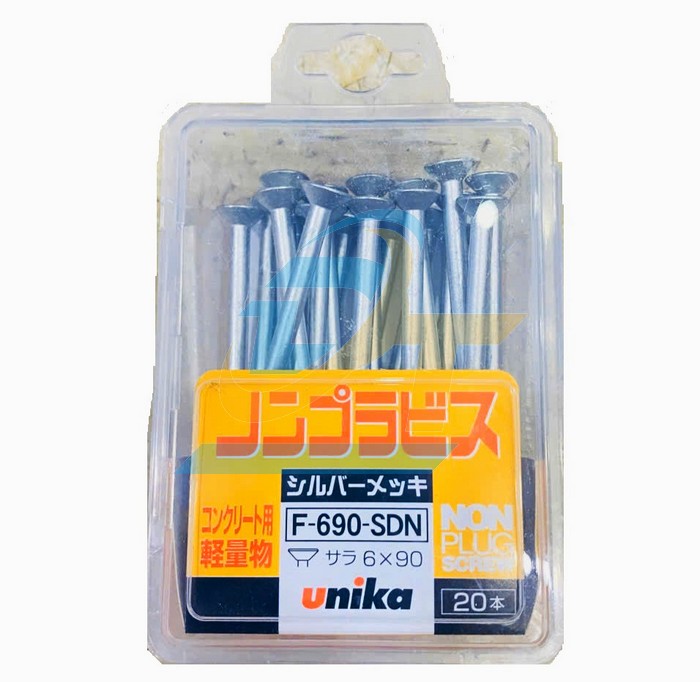 V&iacute;t b&ecirc; t&ocirc;ng 6x90 đầu bằng Unika F-690