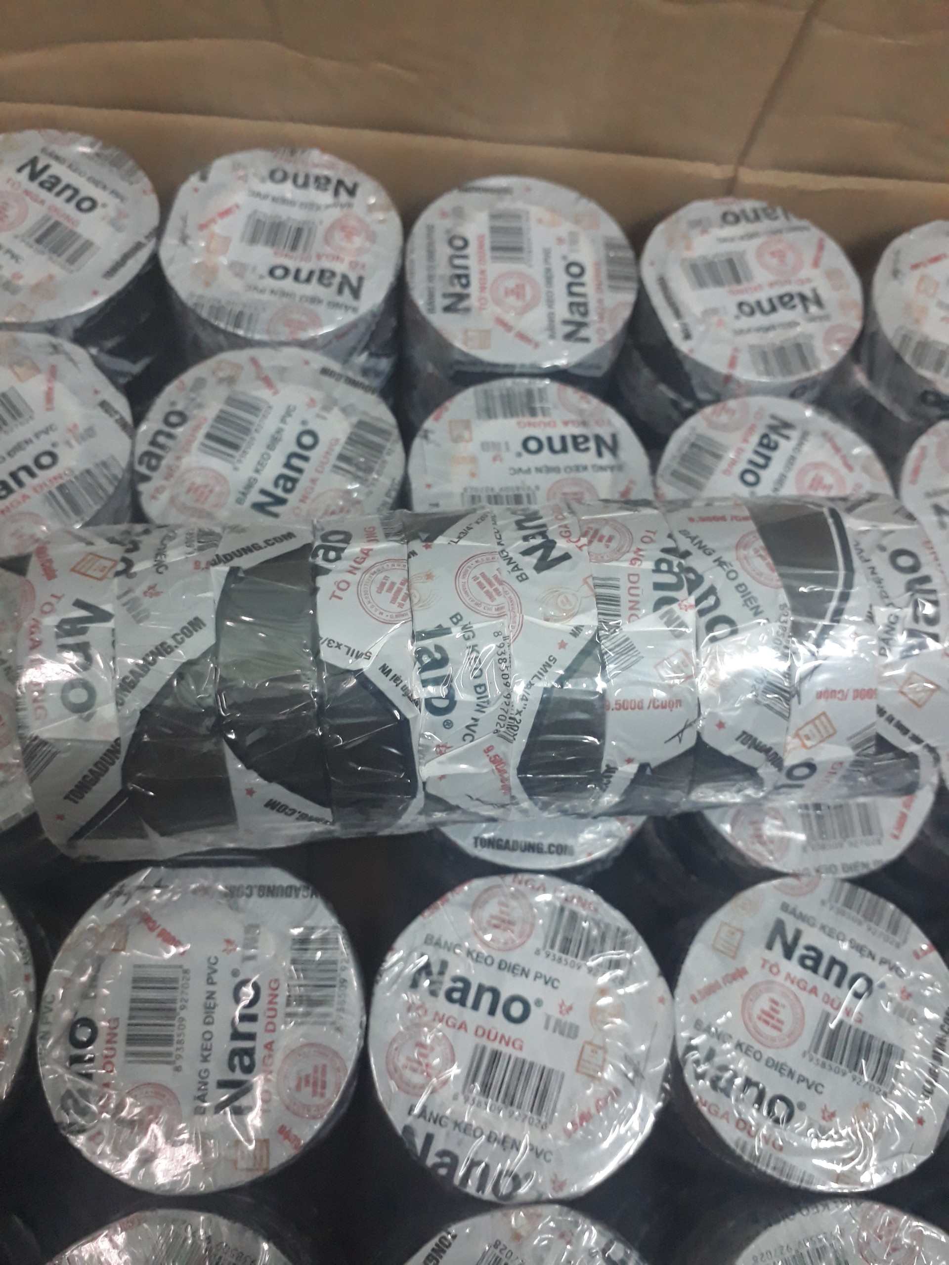 Băng keo điện Nano 20Y T&ocirc; Nga Dũng (M&agrave;u đen)  ToNgaDung | Gi&aacute; rẻ nhất - C&ocirc;ng Ty TNHH Thương Mại Dịch Vụ Đạt T&acirc;m