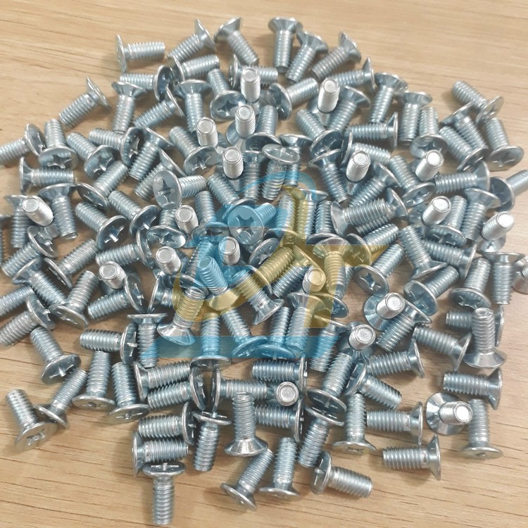 Bulong bake đầu bằng mạ kẽm M6x15  VietNam | Giá rẻ nhất - Công Ty TNHH Thương Mại Dịch Vụ Đạt Tâm