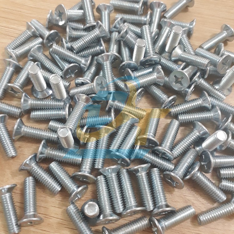 Bulong bake đầu bằng mạ kẽm M6x20  VietNam | Giá rẻ nhất - Công Ty TNHH Thương Mại Dịch Vụ Đạt Tâm