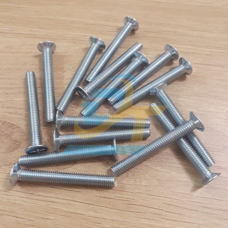 Bulong bake đầu bằng mạ kẽm M6x50  VietNam | Giá rẻ nhất - Công Ty TNHH Thương Mại Dịch Vụ Đạt Tâm