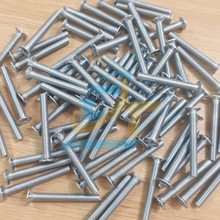 Bulong bake đầu bằng mạ kẽm M6x50  VietNam | Giá rẻ nhất - Công Ty TNHH Thương Mại Dịch Vụ Đạt Tâm