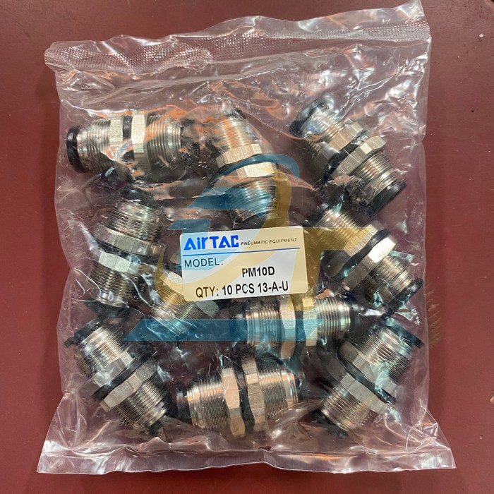 Đầu nối hơi thẳng 2 đầu phi 10mm Airtac PM10D PM10D Airtac | Giá rẻ nhất - Công Ty TNHH Thương Mại Dịch Vụ Đạt Tâm