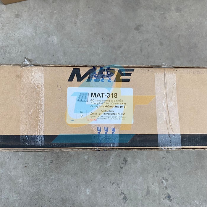 M&aacute;ng đ&egrave;n xương c&aacute; &acirc;m trần 3 b&oacute;ng 0.6m MPE MAT-318 (kh&ocirc;ng bao gồm b&oacute;ng) MAT-318 VietNam | Gi&aacute; rẻ nhất - C&ocirc;ng Ty TNHH Thương Mại Dịch Vụ Đạt T&acirc;m