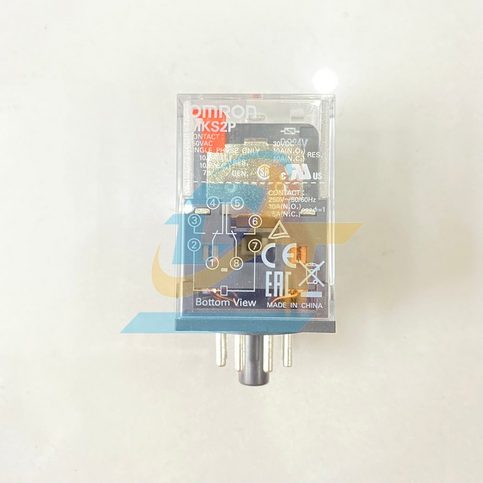 Relay trung gian 8 ch&acirc;n tr&ograve;n Omron MKS2P 24VDC MKS2P Omron | Gi&aacute; rẻ nhất - C&ocirc;ng Ty TNHH Thương Mại Dịch Vụ Đạt T&acirc;m