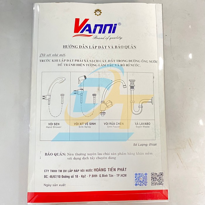 Bộ vòi sen tắm tăng áp Vanni TS-05 TS-05 Vanni | Giá rẻ nhất - Công Ty TNHH Thương Mại Dịch Vụ Đạt Tâm