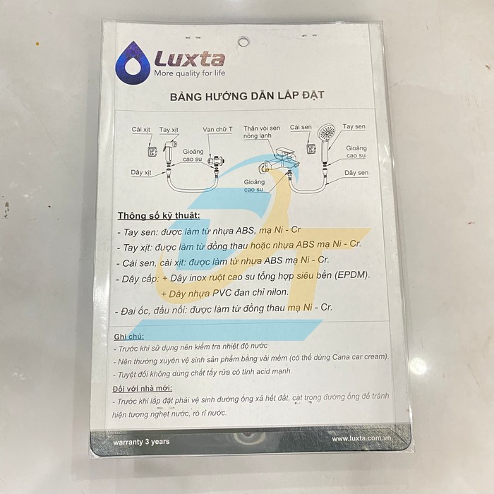 Vòi xịt vệ sinh Luxta L5101 L5101 Luxta | Giá rẻ nhất - Công Ty TNHH Thương Mại Dịch Vụ Đạt Tâm