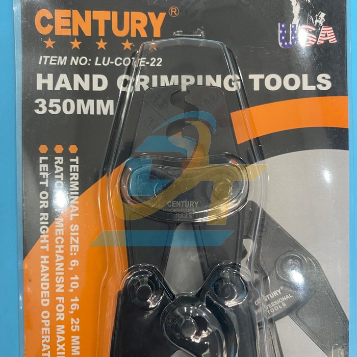 Kìm bấm cos cộng lực số 22 (8-22mm2) 350mm Century LU-COTE-22 LU-COTE-22 Century | Giá rẻ nhất - Công Ty TNHH Thương Mại Dịch Vụ Đạt Tâm